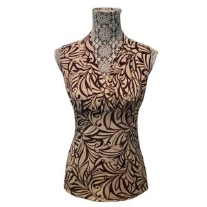JKLA California Women's Y2K Patterned Sleeveless Top S